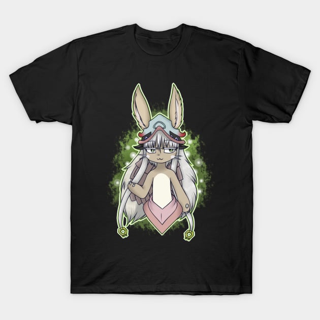 Nanachi From Made in Abyss T-Shirt by NiniMusic